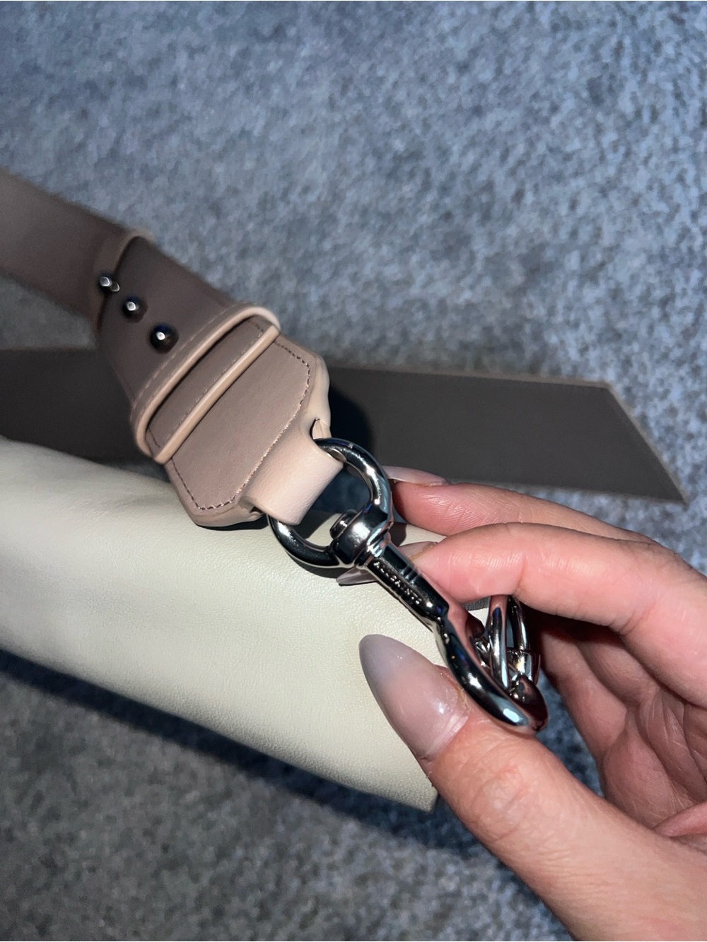 All saints ❤️🔥 Zep Multi Box Bag lamb leather - Picture 9 of 10
